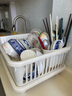 家の物语（KATEI STORY）日本进口沥水碗架厨房碗碟架沥水架塑料沥碗单层大容量放碗架家用 NO.2白色 实拍图