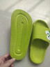 儿童拖鞋夏季外出洗澡居家内防臭防滑男童厚底外穿亲子抗菌凉拖鞋 厚底防滑版-【绿色】 单层 339青蛙 34 /34-35 长度 215 实拍图