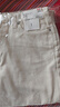 优衣库女装宽松直筒牛仔裤/水洗产品/阔感裤474934 479001 479001/30浅米色 28 /160/70A 实拍图