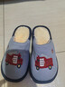 机器猪儿童棉拖鞋男童小汽车秋冬季防滑居家用室内中大童小男孩宝宝拖鞋 灰色 32 -33码 内长20cm 实拍图