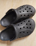 卡骆驰（CROCS）洞洞鞋贝雅男鞋女鞋轻便耐磨一脚蹬拖鞋休闲鞋|10126 黑色-001 37 /38(230mm) 实拍图