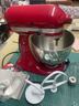 KitchenAid  （凯膳怡） 厨师机家用多功能和面机面条机全自动和面揉面一体机5KSM150PSC 4.8L 5KSM150PSCER-帝王红（亮面） 4.8L 实拍图