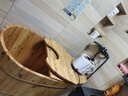 柏一 泡澡桶洗澡洗浴木桶浴桶成人木质大人沐浴桶香柏木实木小户型 无漆款*带盖+蒸汽机* 2.3cm 厚度 1.2米长*60厘米宽*75厘米高 实拍图