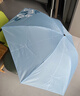 天堂 防风雨伞三折男女款商务防晒晴雨伞遮阳伞58*8骨 纯色霁月白 实拍图