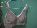 都市丽人内衣女浮雕新中式国风提花文胸无钢圈聚拢无痕裸感亲肤文胸罩 慕山紫 M 【75ABC】推荐95-110斤 实拍图