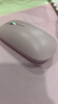 联想（Lenovo）无线蓝牙鼠标充电鼠标轻音鼠标 Air Handle轻音双模鼠标 便携办公鼠标 桃花粉 实拍图