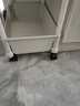 鹏境小推车置物架家用零食落地多层客厅收纳移动厨房果蔬菜篮储物架子 4层白【平顶款】 实拍图