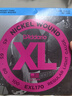 达达里奥（D'Addario）EXL170美国进口电贝司琴弦 镀镍钢Bass四弦五弦贝斯套弦 45-100 实拍图