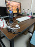 超·奈（CHAONAI）【顺丰到家】电脑桌家用台式简约办公卧室小户型学习桌简易书桌子 【单桌25MM厚桌面】黑架+古橡木 长120CM宽80CM高75CM 实拍图