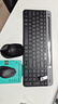 罗技（Logitech）K580无线蓝牙超薄静音键盘 办公键盘笔记本电脑手机Mac平板ipad键盘双模外接键盘薄膜便携多屏家用 键鼠套装-星空灰【K580+M280】 实拍图