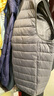 雪中飞经典新款基础舒适轻薄羽绒便捷短款保暖羽绒小马甲轻盈便携舒适 朱墨灰|8C83-男 3XL 185/104A 实拍图