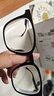 依视路（ESSILOR） 钻晶系列高清耐磨防蓝光近视超薄镜片专业配度数眼镜架男女镜框 TR90-全框-1156BK-黑色 镜框+依视路A4防蓝光1.60现片 实拍图