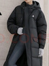 阿迪达斯adidas 男服 保暖长款冬装三条纹休闲连帽羽绒服 JG3840 M 实拍图