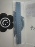 晨光(M&G)文具铝合金蓝套尺尺子套装小学生考试 4件套 直尺20cm+三角尺*2+量角器ARL960X822中考高考 实拍图
