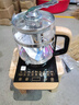 美的（Midea） 养生壶1.5L 高硼硅玻璃煮茶壶 智能预约保温电热水壶 大口径烧水壶电水壶 附带滤网 【316L材质】GE1703Pro 1.5L 实拍图