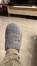 洁丽雅棉拖鞋男士秋冬季厚底保暖家居室内情侣毛绒拖鞋男冬天居家棉鞋女 灰色 46-47 【适合45-46码】 实拍图