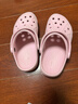 CROCS卡骆驰贝雅卡骆班儿童洞洞鞋沙滩凉鞋男童女童拖鞋/207018/207019 芭蕾粉/糖果粉-6TG 29 (175mm) 实拍图