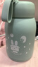 【京东物流送货上门】萌萌兔卡通水杯女牛奶玻璃杯创意便携杯子 蓝色萌萌兔 330ml 1只 实拍图