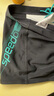 速比涛（Speedo）泳裤男动感大标弹力速干不贴身抗氯平角泳裤 中灰蓝 34 实拍图