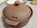 柏尼森紫砂锅家用煲汤锅无釉无涂层砂煲煮粥大容量明火耐高温防爆 1.2升紫砂火锅 1ml 实拍图
