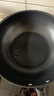 三禾无涂层不粘炒锅炒菜锅钛合金钛钛锅32cm天穹黑配钢铲LC32S1 实拍图