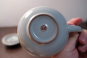 雅瓷汝窑茶杯办公室陶瓷杯子带盖喝茶泡茶杯小青杯礼盒装 汝窑小青杯 340ml 1只 实拍图