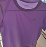 特步（XTEP）童装儿童夏季短袖针织衫短T男女童透气速干运动纯棉吸汗休闲T恤 雾纱紫 【六边形-速干款】 130 cm 实拍图