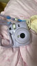 富士instax mini12一次成像拍立得相机（mini11拍立得相机升级版） 鸢尾紫 套餐1：官配+10张花边+保护壳 实拍图