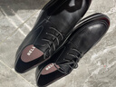 百丽通勤商务皮鞋男秋冬新商场款牛皮正装鞋婚鞋CF01DCM9 经典黑 44 (270mm) 实拍图