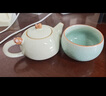 琦轩源黄汝窑茶具单品家用高档功夫茶壶办公室轻奢会客泡茶壶用具 实拍图