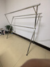 华恺之星晾衣架落地折叠阳台晒衣架不锈钢伸缩晒被子架YJ67三杆钢轮2.0米 实拍图