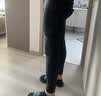 洛克兄弟骑行裤男款保暖防风抓绒锁温秋冬公路自行车骑行长裤 黑色 3XL 实拍图