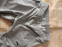 李宁运动裤子男灰色卫裤秋季新款宽松透气弹力休闲直筒运动裤 浅灰色(平口+口袋拉链) XL 实拍图