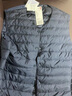 优衣库男装高级轻型羽绒背心/休闲羽绒马甲472294 69 藏青色 S /165/84A 实拍图