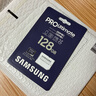 三星（SAMSUNG）128GB TF(MicroSD)存储卡 超高速PRO深蓝卡 4K超高清 适用游戏机无人机 读速200MB/s写速130MB/s 实拍图
