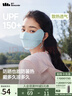 蕉下（beneunder）凉感防晒口罩女全脸防晒面罩护脸基尼骑行口罩高颜值冰川蓝 实拍图