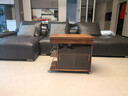 法莎蒂茶几折叠多功能小桌子小户型客厅边柜可移动推车沙发边几 【胡桃色】可移动折叠小推车边几 实拍图