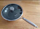 小熊（Bear）含钛无涂层不粘炒锅陶瓷炒菜锅 30cm家用平底锅燃气灶JG043-P01 实拍图