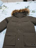 君羽户外羽绒服男中长款800高蓬白鹅绒工装加厚防风保暖鹅绒服35 橄榄绿 M （推荐121-140斤） 实拍图