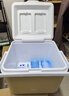 原始人 保温箱冰块冷藏箱户外露营旅行车载冰桶商用摆摊钓鱼小型便携 卡其26L-配冰盒*2+冰袋*8 实拍图
