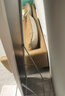初学者 穿衣镜 全身落地镜试衣镜家用防爆壁挂衣帽间铝合金网红大镜子 优雅白150*40【壁挂+落地】 实拍图