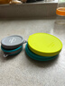 M Square便携式折叠硅胶杯碗野餐露营宝宝食品级旅行户外 湖水蓝中碗 实拍图