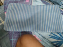 南极人（Nanjiren）夏季纯棉老粗布床单200x230cm单件家用粗布床单加厚全棉被单枕套 细条蓝【三层加厚~亲肤透气】 120x230cm【适合0.9米床】 实拍图