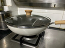红厨有钛不粘炒锅陶瓷炒菜锅煎牛排煎炒锅无油烟电磁炉燃气灶通用30cm 实拍图