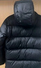 骆驼火山羽绒服男冬新款加厚连帽保暖面包服女城市轻户外 黑色 男女同款,7674B S 实拍图