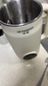 半球（PESKOE） 豆浆机迷你破壁免滤免煮多功能单人破壁料理机家用全自动小型辅食机1-2人 800ML白色-4叶刀片 0.8L 实拍图