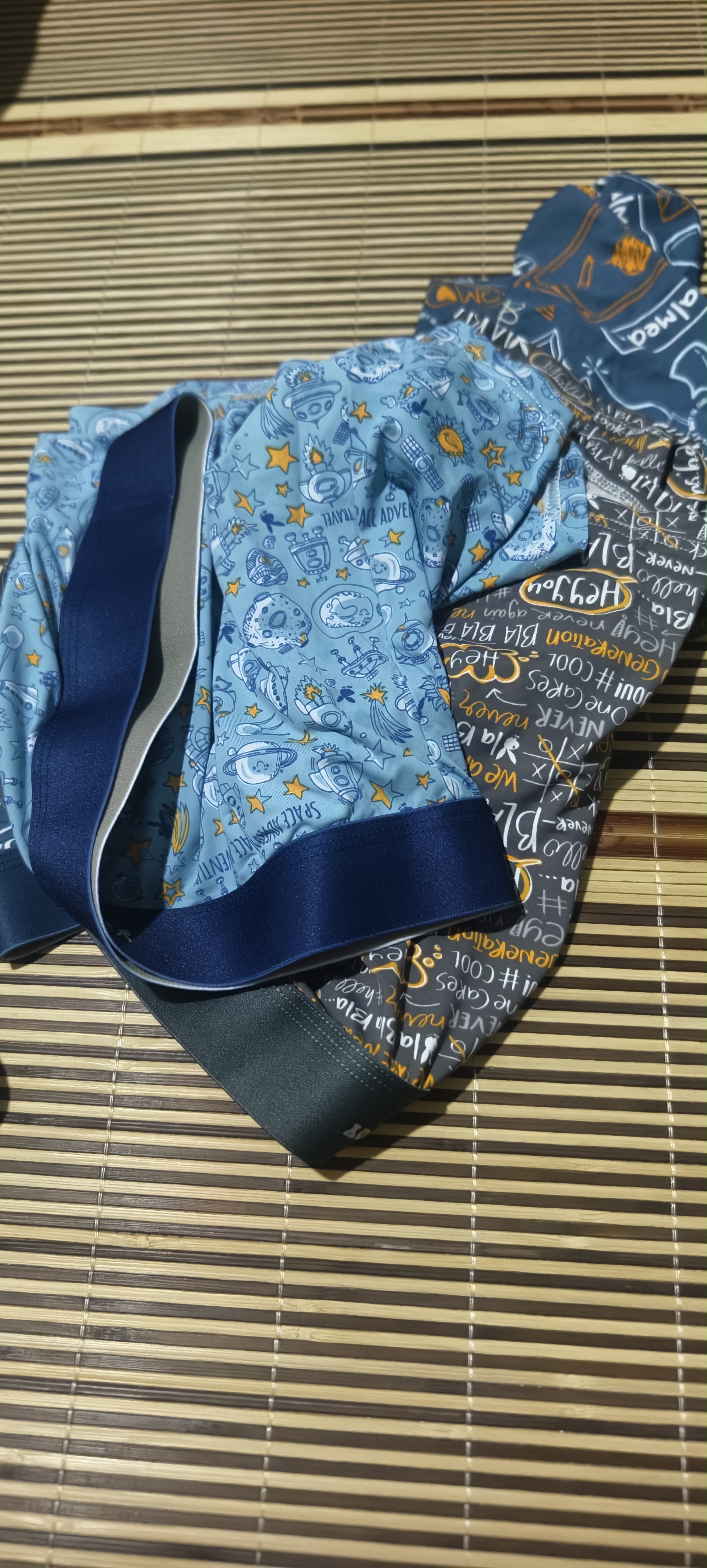 花花公子男士内裤男平角裤冰丝10A抗菌印花四角内裤大码短裤头 4条装 实拍图