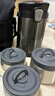 乐扣乐扣（LOCK&LOCK）三层便携式304不锈钢保温饭盒保温桶便当盒+饭盒包 深灰色2L 实拍图