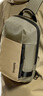 tomtoc单肩包男士斜挎包大容量背包休闲胸包男式学生包包骑行包T24 卡其色 L码 实拍图