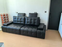知恩政府补贴劳伦斯平推伸缩意式极简零靠墙电动功能懒人客厅沙发床 【三电机】3.45米三位 2.0mm【接触面真皮】 实拍图